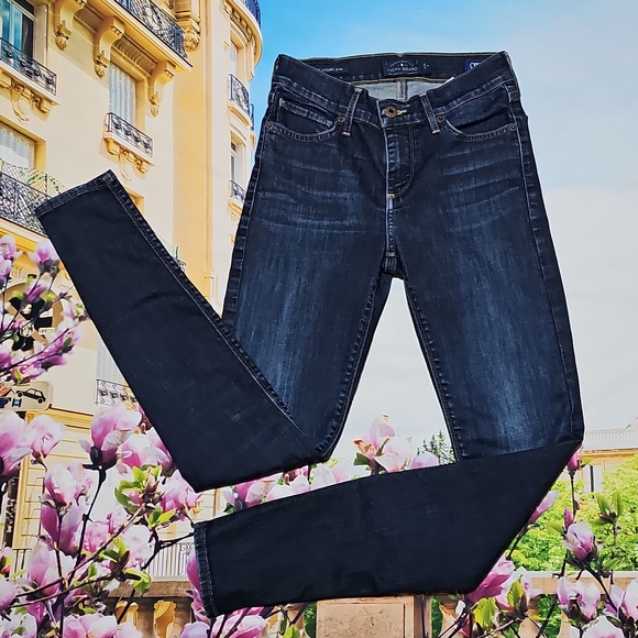 Lucky Brand Skinny Jeans in Dark Indigo Size 0/25 - Picture 2 of 7